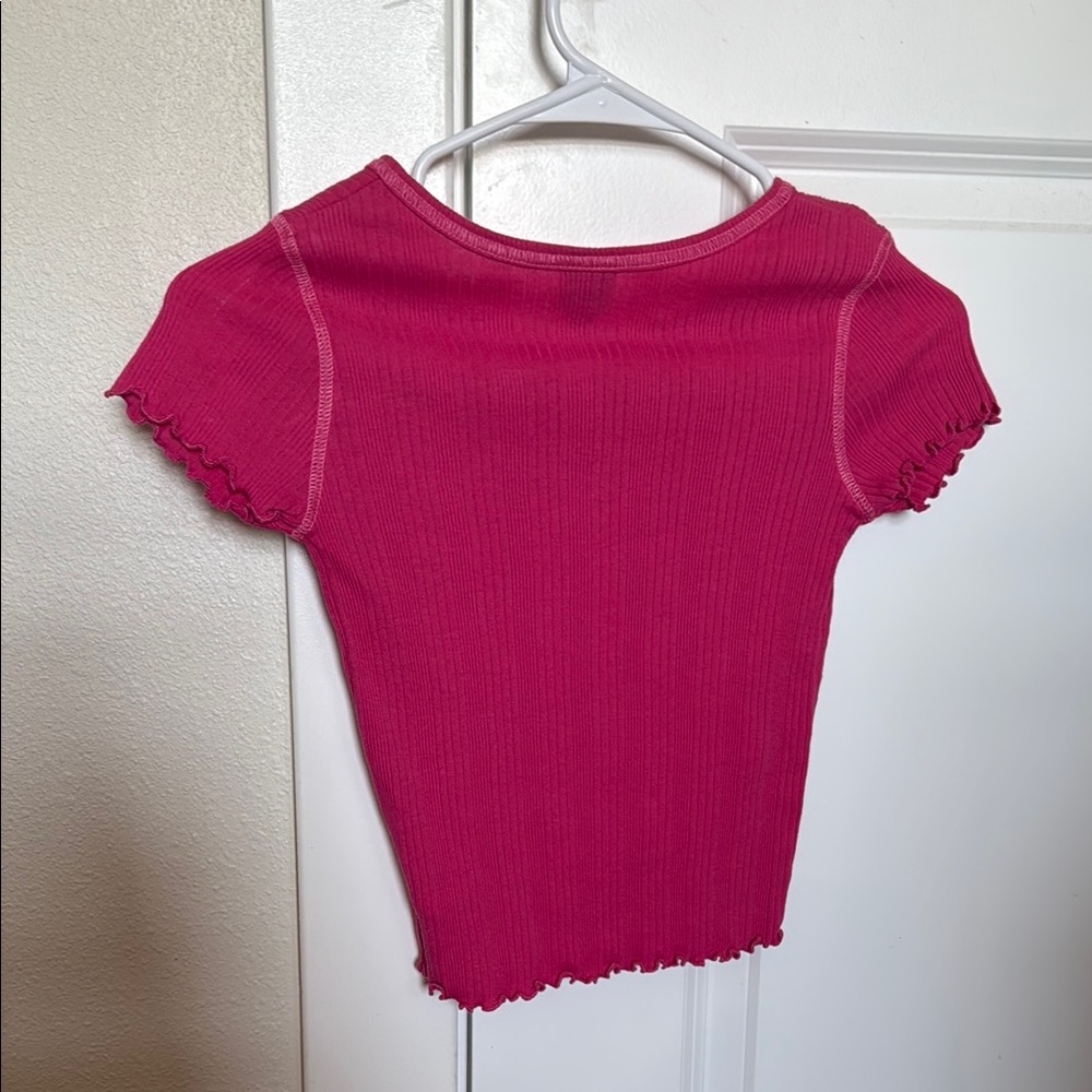 Pink Ribbed Top - Picture 3 of 3